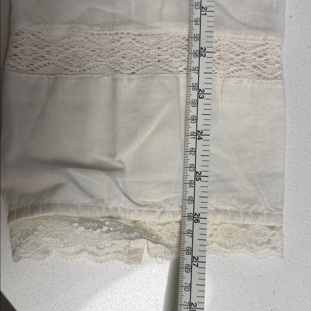 Free People Forevermore Long-sleeve Lace Detail Blouse NWOT - Picture 14 of 16